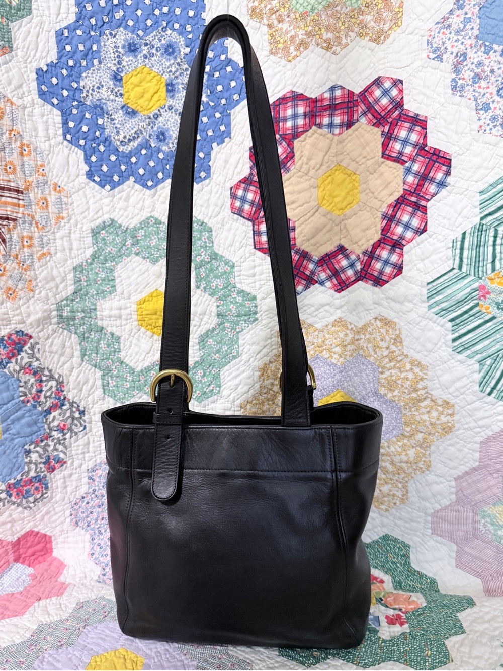 Vintage 90s Coach SoHo Buckle Tote Bag - Picture 12 of 12